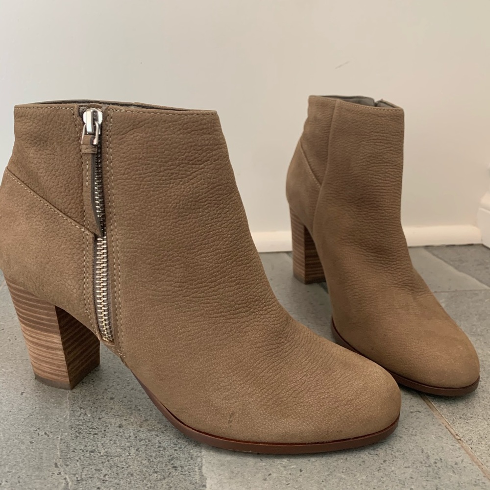 Cole Haan tan booties